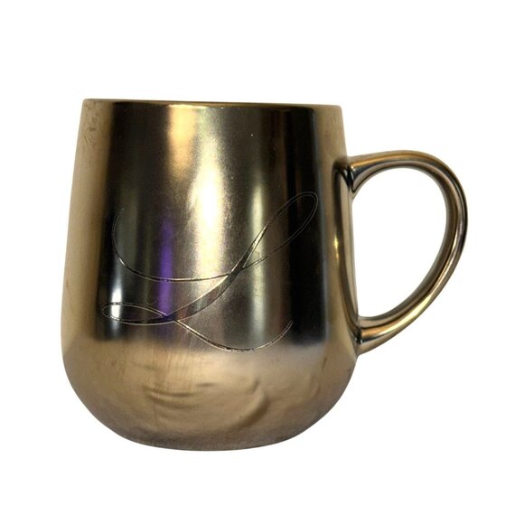 OHOM Other - Engraved Stainless Steel Mug Letter "L" By OHOM  Dishwasher Safe